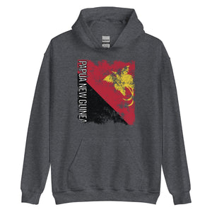 Papua New Guinea Flag - Distressed Flag Hoodie