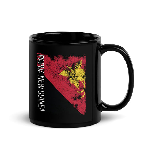 Papua New Guinea Flag - Distressed Flag Mug