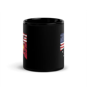 Papua New Guinea USA Flag Mug