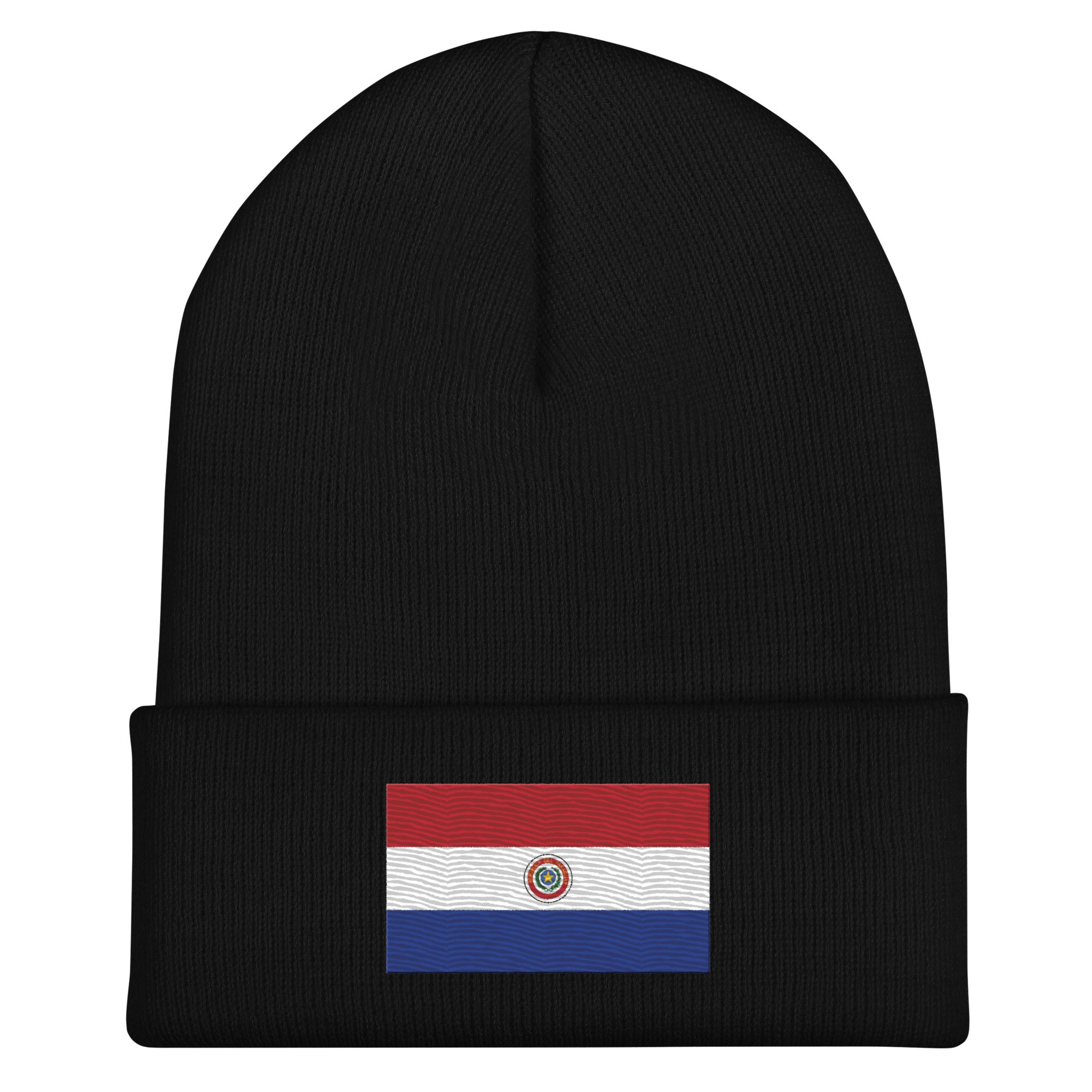 Paraguay 1990-2013 Flag Beanie - Embroidered Winter Hat