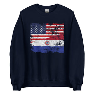 Paraguay 1990-2013 USA Flag Sweatshirt
