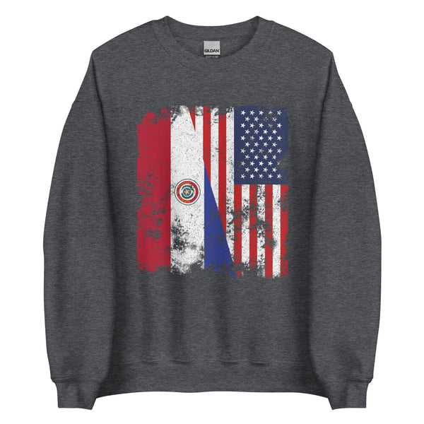 Paraguay 1990-2013 USA Flag Sweatshirt