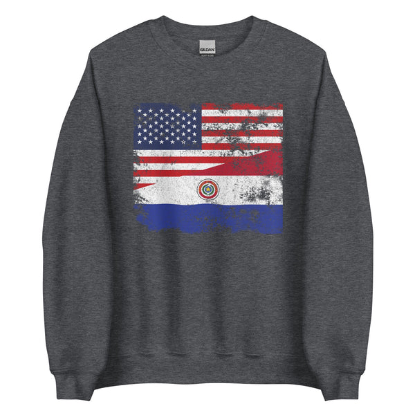 Paraguay 1990-2013 USA Flag Sweatshirt
