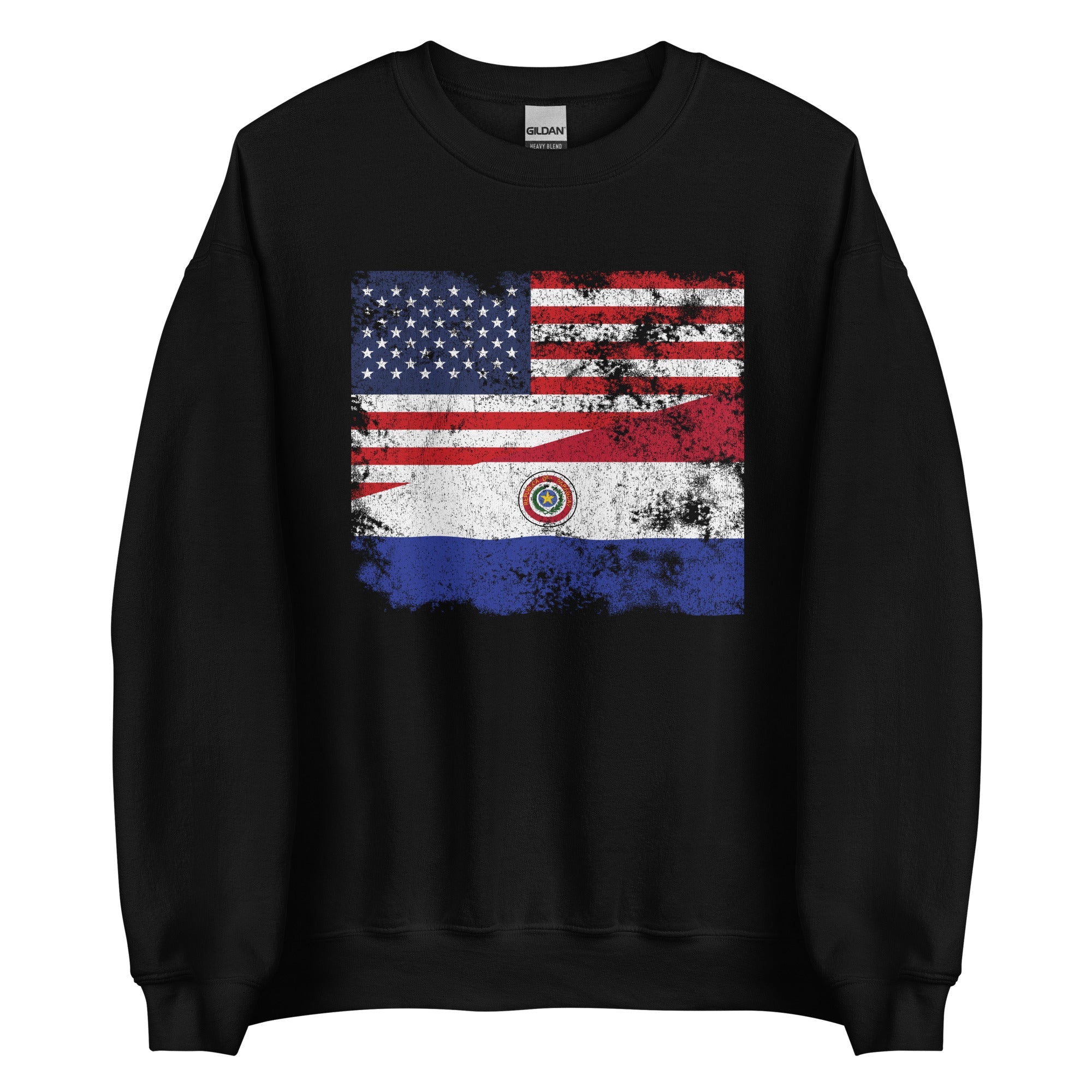 Paraguay 1990-2013 USA Flag Sweatshirt