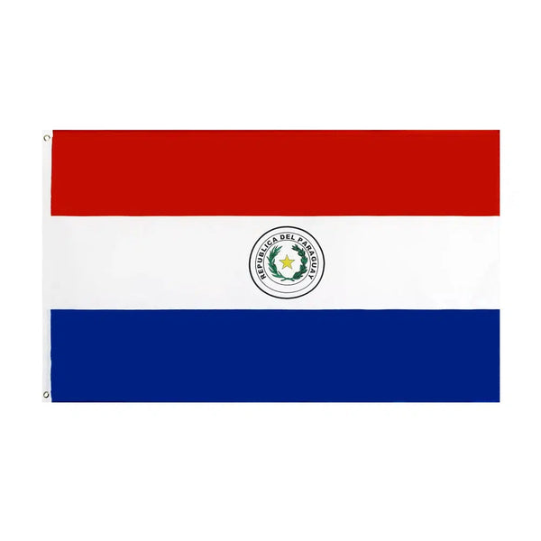 Paraguay Flag - 90x150cm(3x5ft) - 60x90cm(2x3ft)
