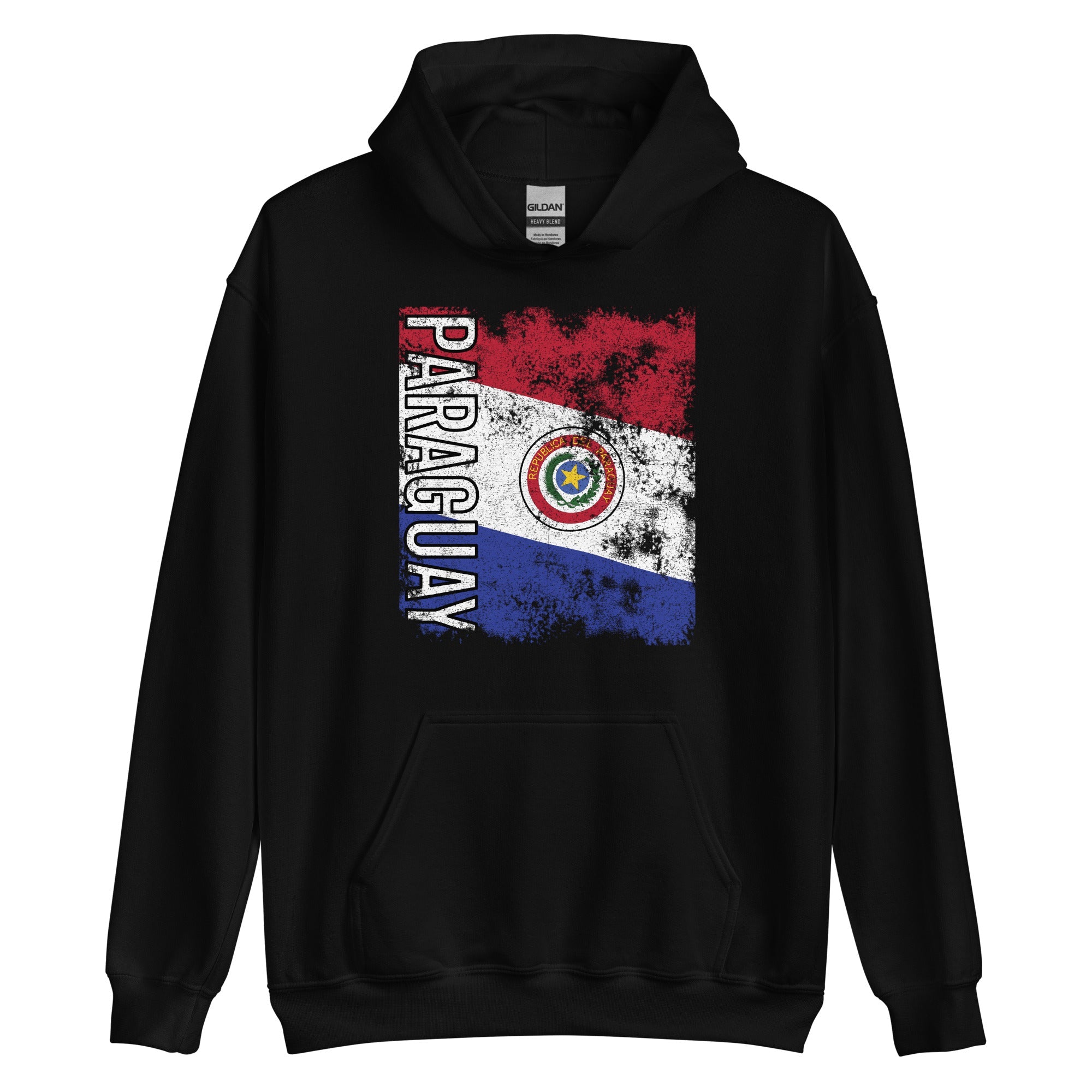 Paraguay Flag - Distressed Flag Hoodie