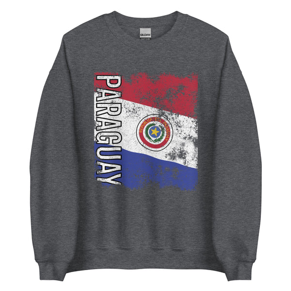 Paraguay Flag - Distressed Flag Sweatshirt