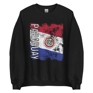 Paraguay Flag - Distressed Flag Sweatshirt