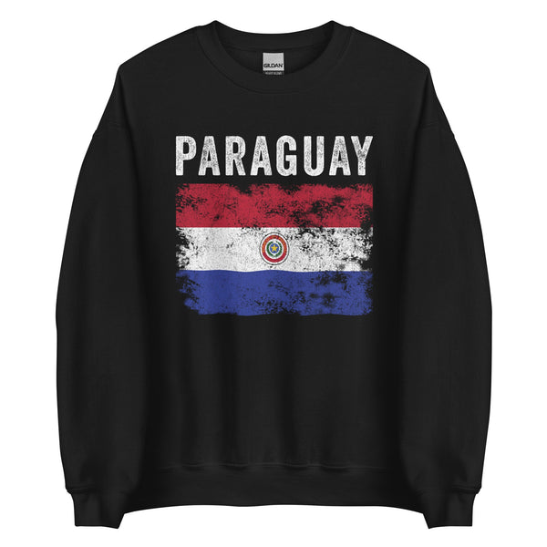 Paraguay Flag Distressed Paraguayan Flag Sweatshirt