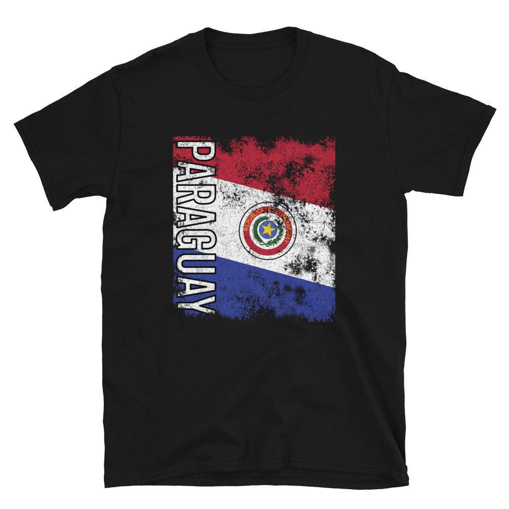 Paraguay Flag Distressed T-Shirt
