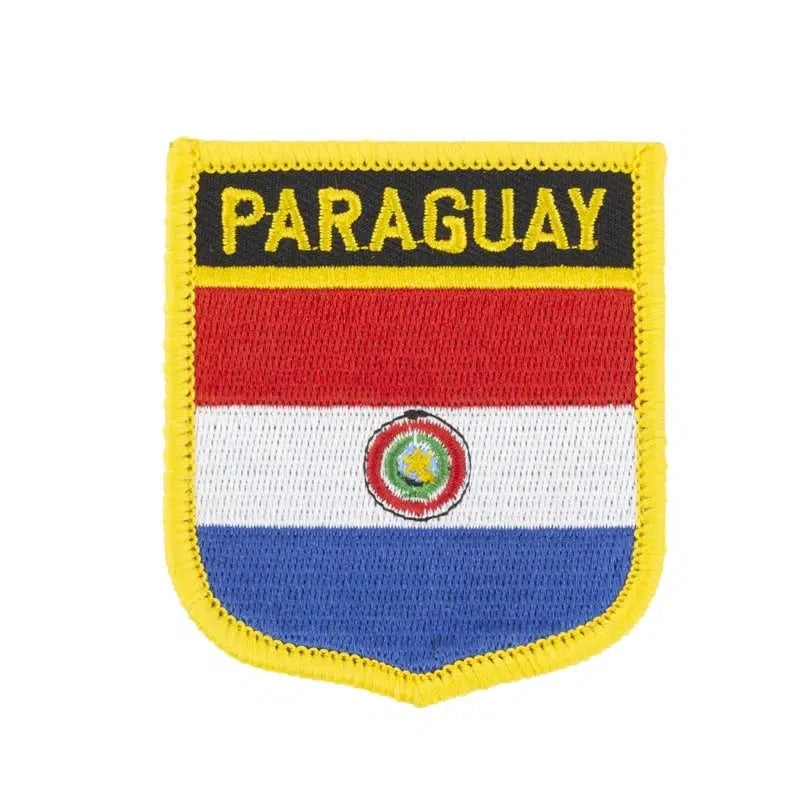 Paraguay Flag Patch - Sew On/Iron On Patch