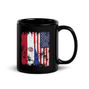 Paraguay USA Flag - Half American Mug