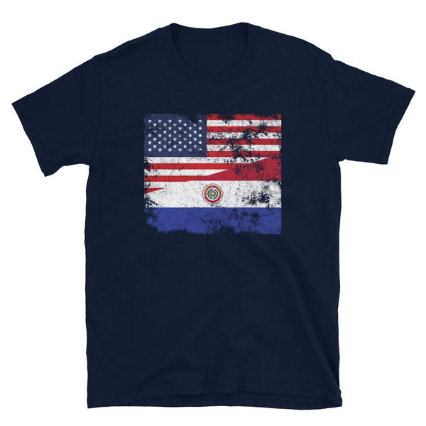 Paraguay USA Flag T-Shirt