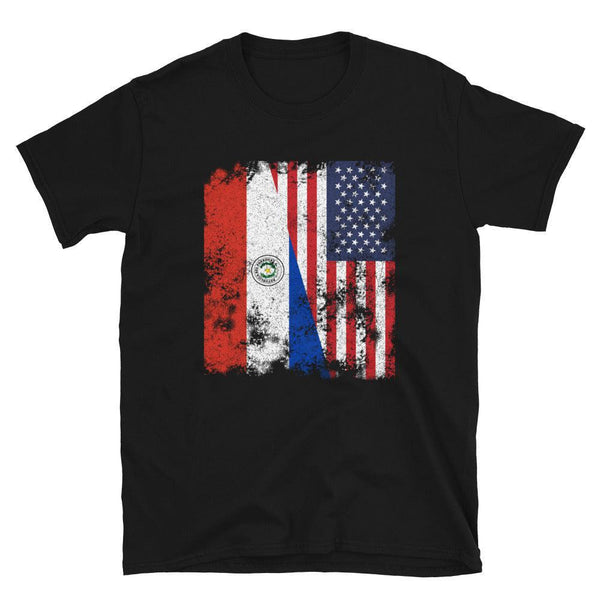 Paraguay USA Flag T-Shirt