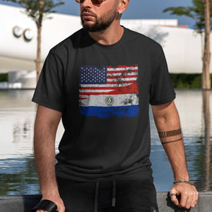 Paraguay USA Flag T-Shirt