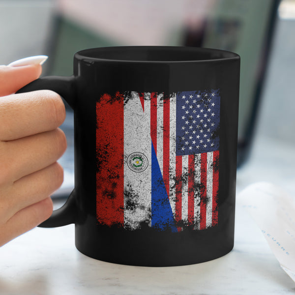 Paraguay USA Flag Mug