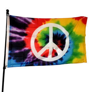 Peace Sign Flag - 90x150cm(3x5ft) - 60x90cm(2x3ft)