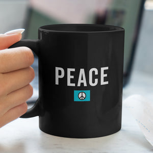 Peace Sign Flag Mug