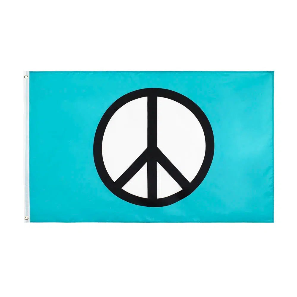 Peace Symbol Flag - 90x150cm(3x5ft) - 60x90cm(2x3ft)