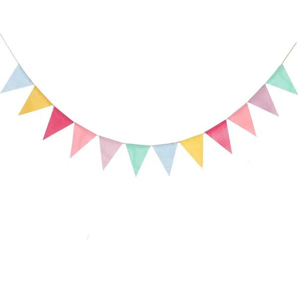 Pennant Flags - Multicolor Bunting Banner - 12Pcs