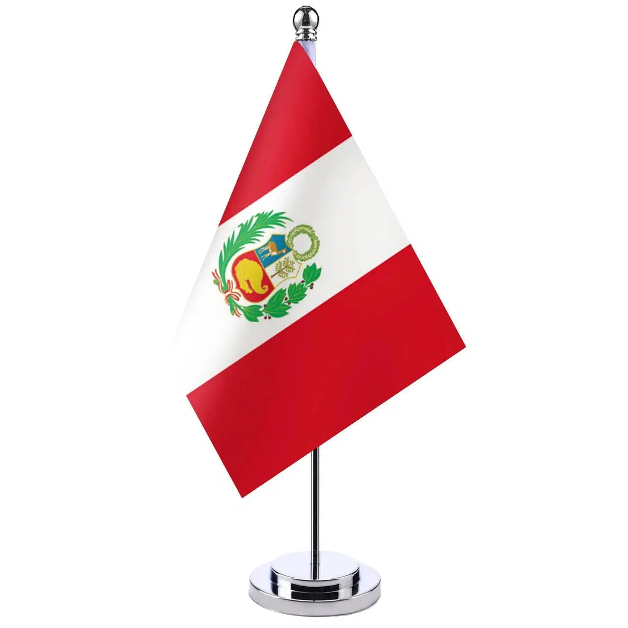 Peru Desk Flag - Small Office Table Flag