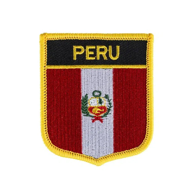 Peru Flag Patch - Sew On/Iron On Patch
