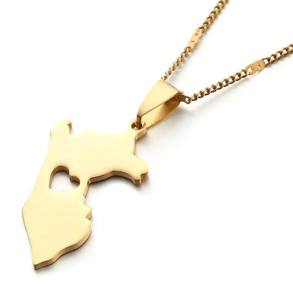 Peru Map Necklace