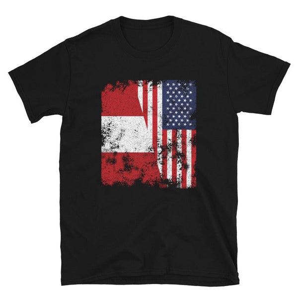 Peru USA Flag - Half American T-Shirt