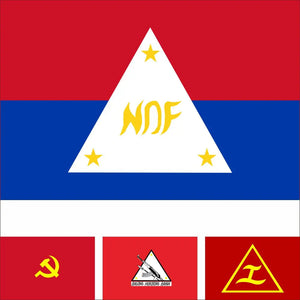 Philippine Communist Party Flags - 90x150cm(3x5ft) - 60x90cm(2x3ft)