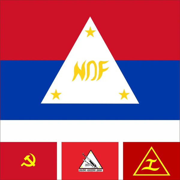 Philippine Communist Party Flags - 90x150cm(3x5ft) - 60x90cm(2x3ft)
