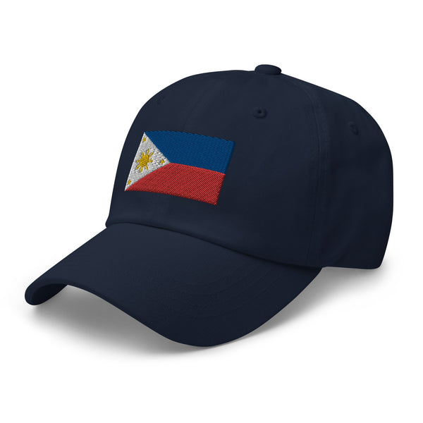 Philippines Flag Cap - Adjustable Embroidered Dad Hat