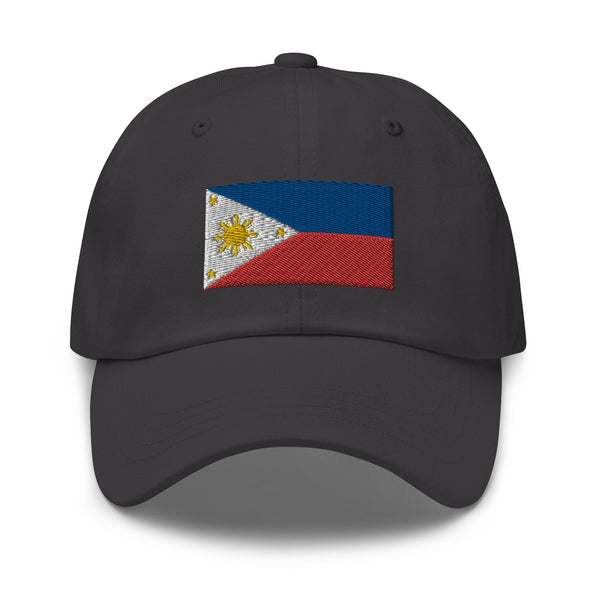 Philippines Flag Cap - Adjustable Embroidered Dad Hat