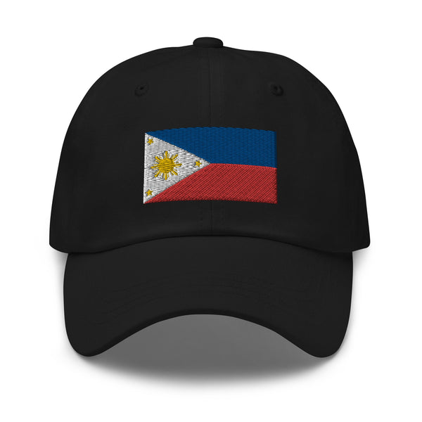 Philippines Flag Cap - Adjustable Embroidered Dad Hat