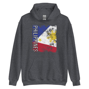 Philippines Flag - Distressed Flag Hoodie