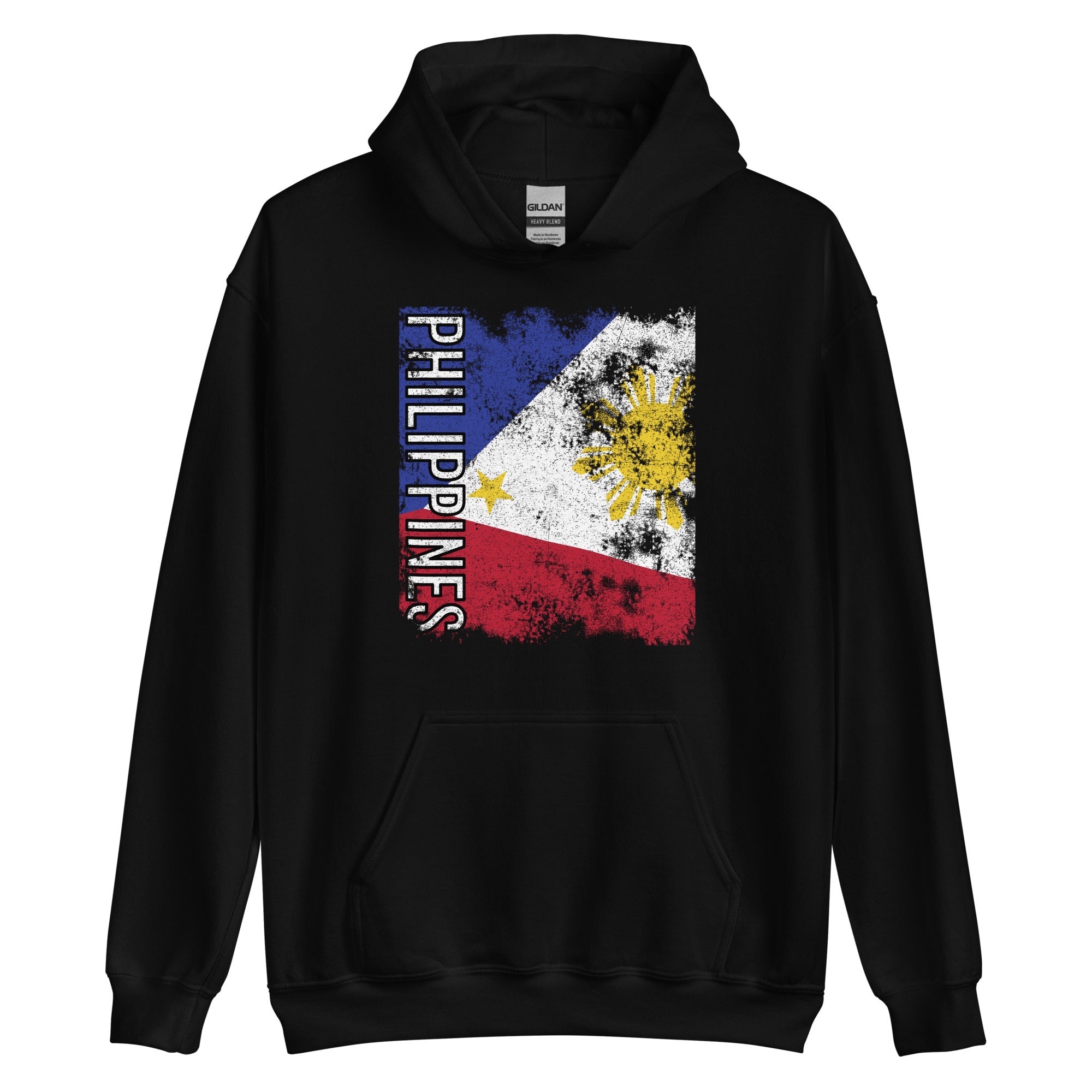 Philippines Flag - Distressed Flag Hoodie