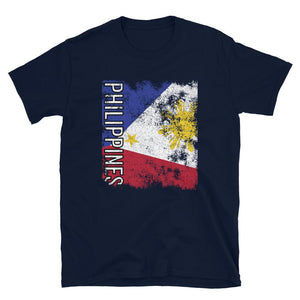 Philippines Flag Distressed T-Shirt