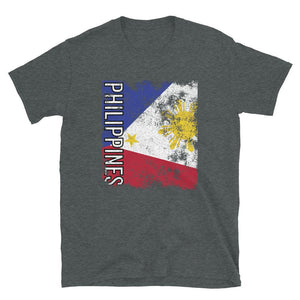 Philippines Flag Distressed T-Shirt