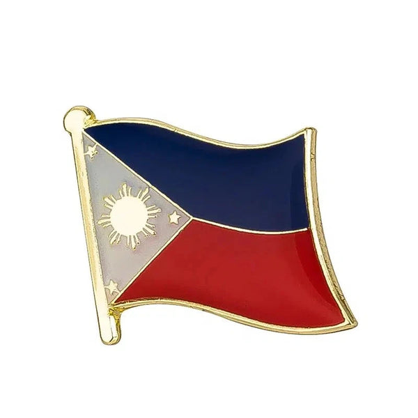 Philippines Flag Lapel Pin - Enamel Pin Flag