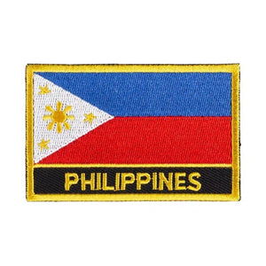 Philippines Flag Patch - Sew On/Iron On Patch