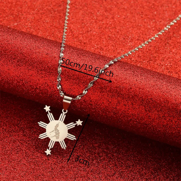 Philippines Map Necklace