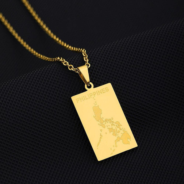 Philippines Map Necklace