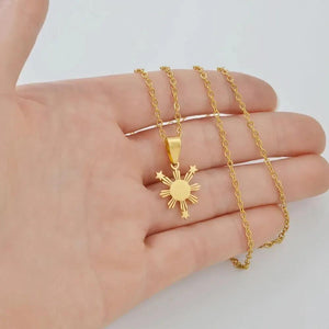 Philippines Symbol Pendant Necklace