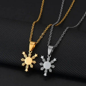 Philippines Symbol Pendant Necklace