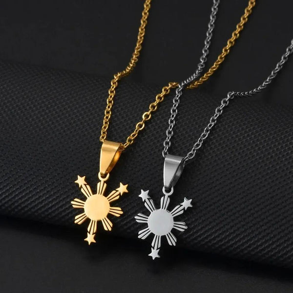 Philippines Symbol Pendant Necklace
