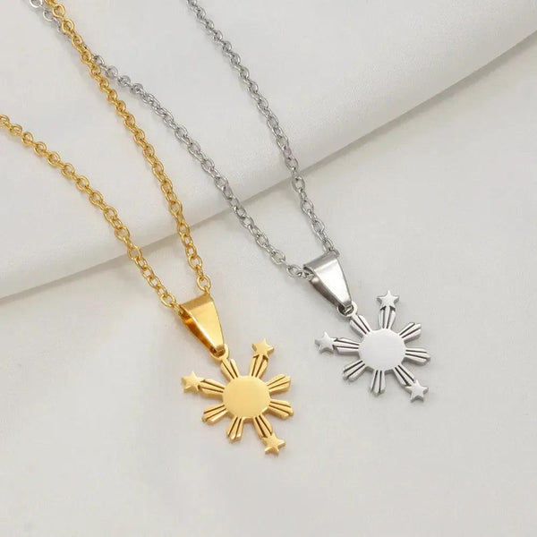 Philippines Symbol Pendant Necklace