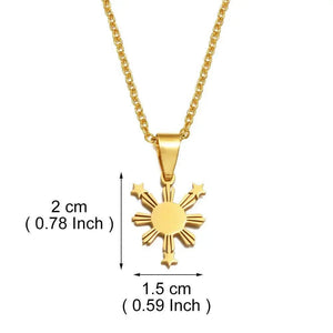 Philippines Symbol Pendant Necklace