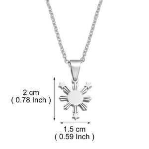 Philippines Symbol Pendant Necklace