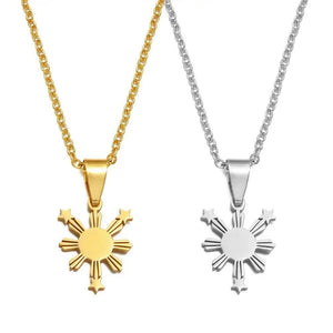 Philippines Symbol Pendant Necklace