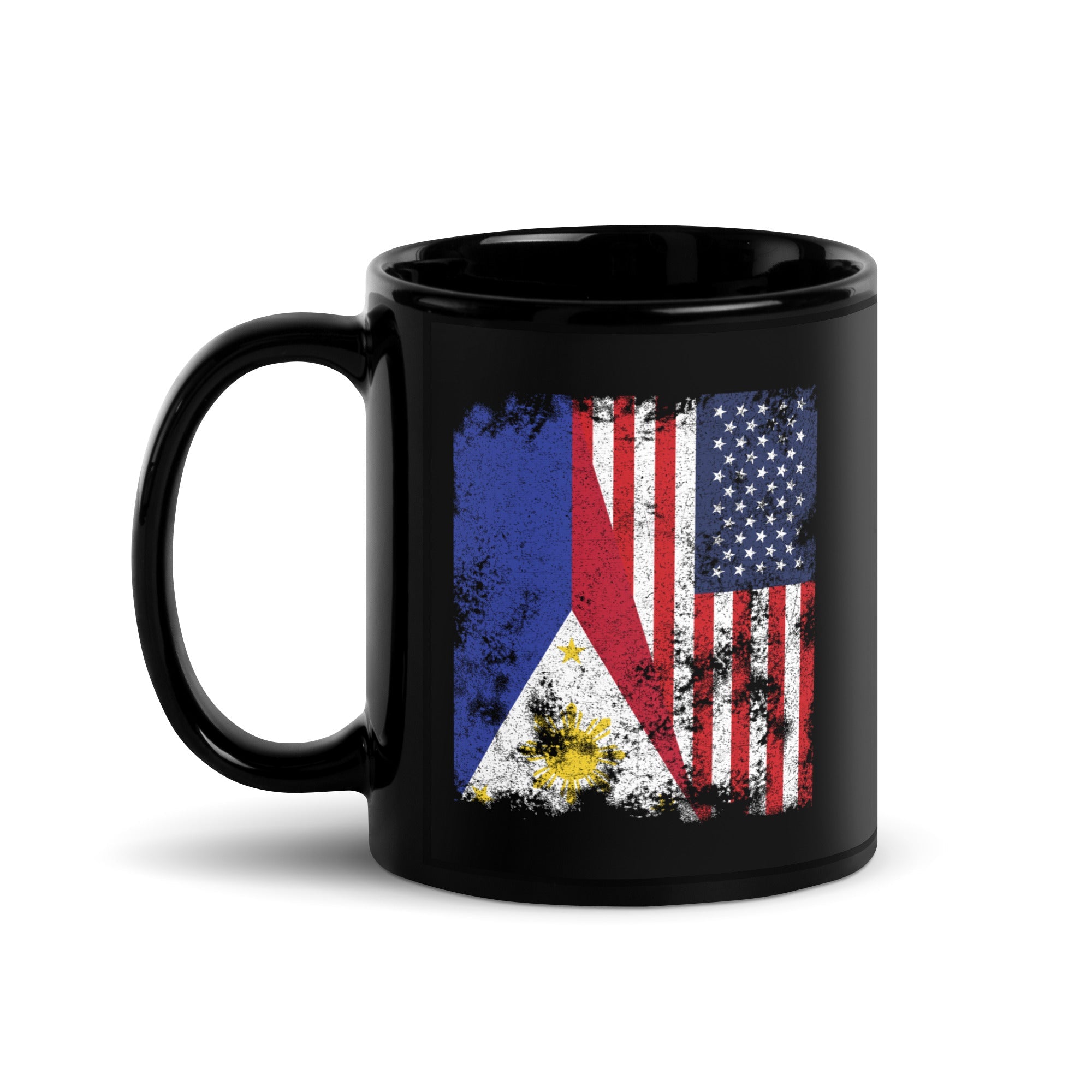 Philippines USA Flag - Half American Mug