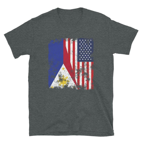 Philippines USA Flag - Half American T-Shirt